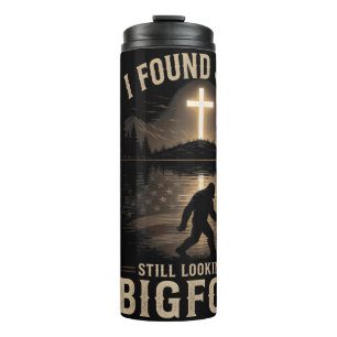 Termo Encontré a Jesús todavía buscando Bigfoot Fe diver