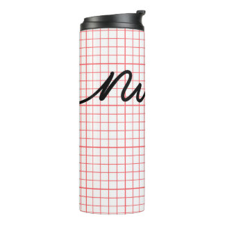 Termo enfermera ecg ekg rhythm strim cardíaco