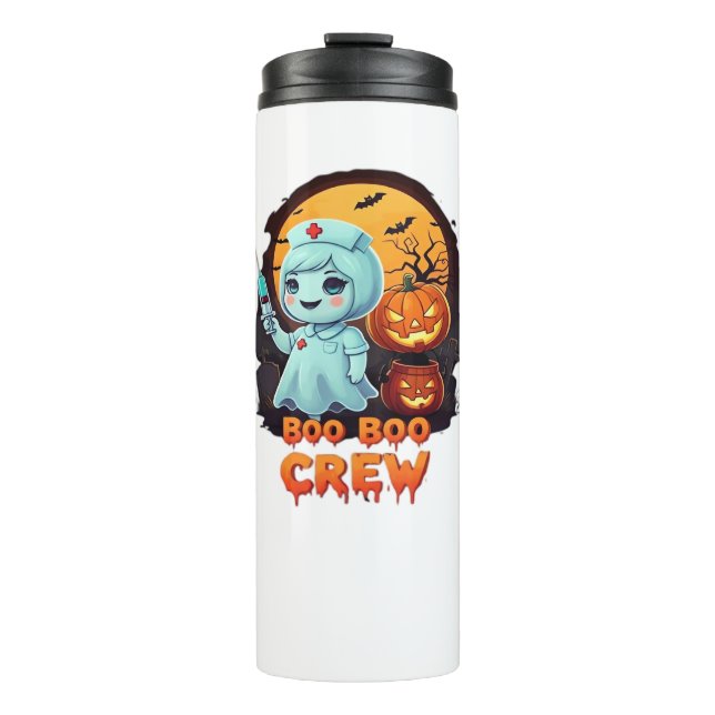 Termo Enfermera fantasma - Boo Boo Crew Halloween Fun Cl (Anverso)