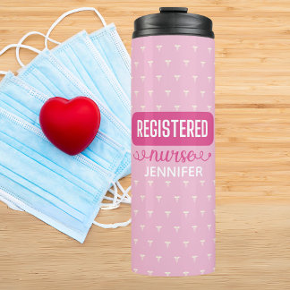 Termo Enfermera personalizada Caduceus