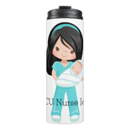 Termo Enfermera personalizada de la NICU con Navidades p