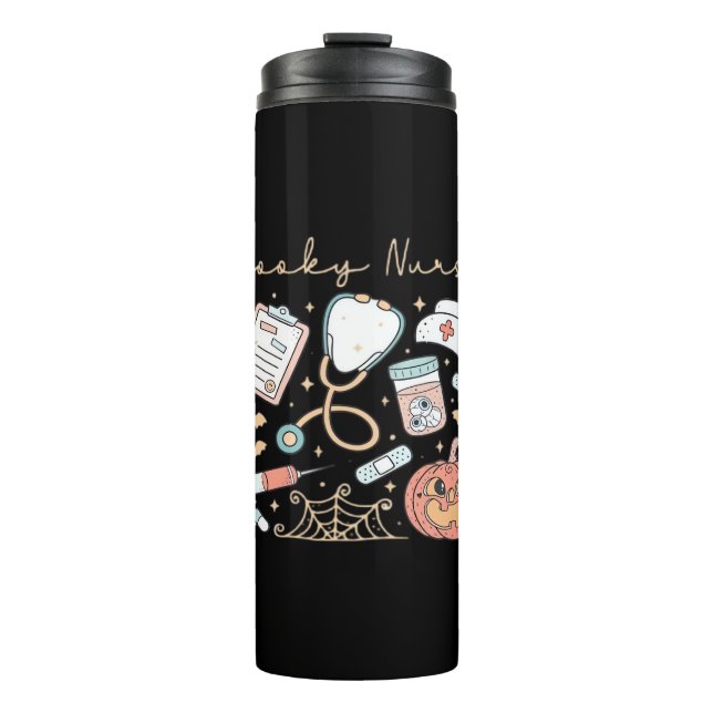 Termo Enfermera sobredimensionada con camiseta (Anverso)