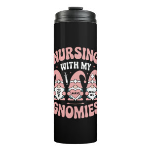Termo Enfermería Con Mis Gnomos Enfermera Gnome Vida San