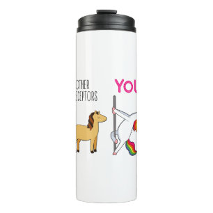 Termo Enfermero receptor de la enfermera Funny Unicorn