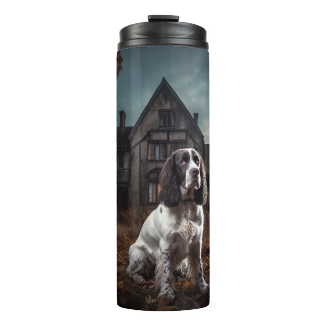 Termo English Springer Spaniel Halloween Aterrador (Anverso)