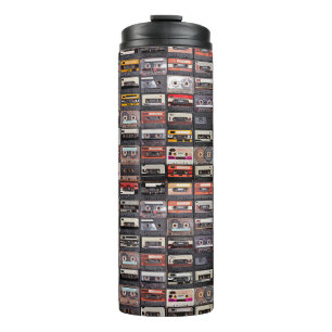 Termo Enorme colección de cintas de audio. Música retro