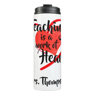 Termo Enseñando tumbler térmico personalizado