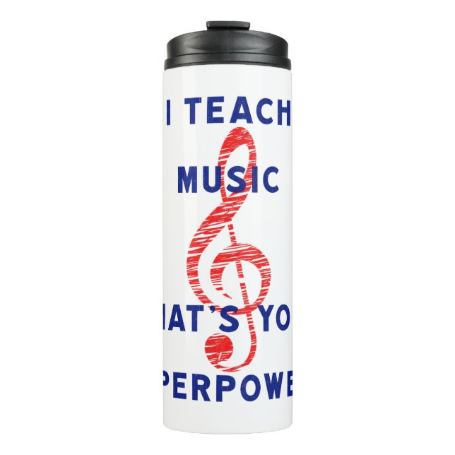 Termo Enseño música a cuál es su superpotencia (Anverso)