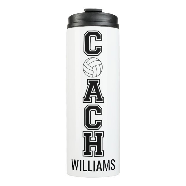 Termo Entrenador de voleibol personalizado gracias tumbl (Anverso)