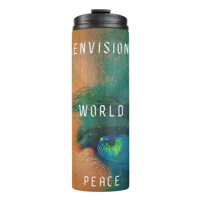 Termo ENVISION WORLD PEACE Por William Colvard (Anverso)