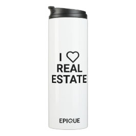Termo Epique I Heart Real Estate Coffee Tumbler
