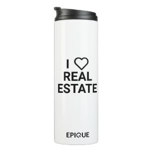 Termo Epique I Heart Real Estate Coffee Tumbler
