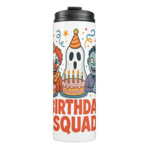 Termo Equipo de Cumpleaños de Halloween Payaso Espeluzna