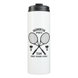 Termo Equipo de deportes de bádminton