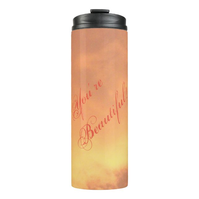 Termo Eres hermosa (Anverso)