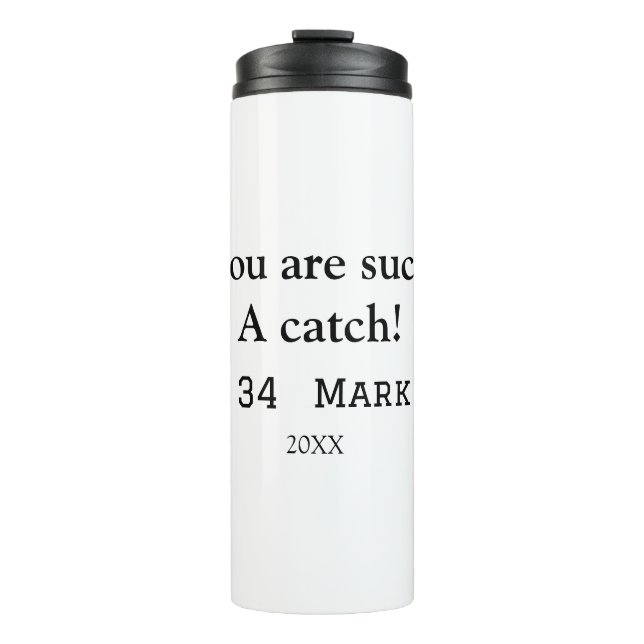 Termo Eres tan atractiva novio valentine sports (Anverso)