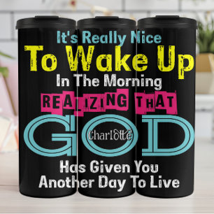 Termo Es Realmente Agradable Despertar Dándose Cuenta De