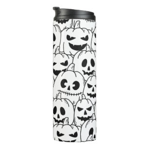 Termo Esbozo de la Calabaza Asustada Graciosamente