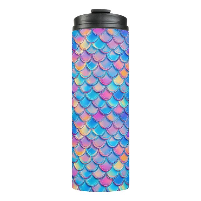 Termo Escala de Neón Rosa Azul (Anverso)