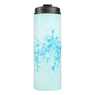 Termo Escala intrincada y Tumbler térmico de llama