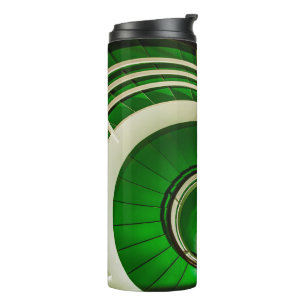 Termo Escalera circular verde