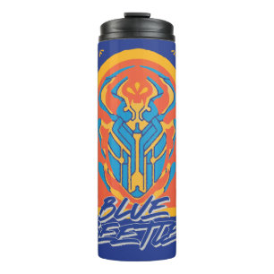 Termo Escarabajo Azul Scarab Talavera Gráfico