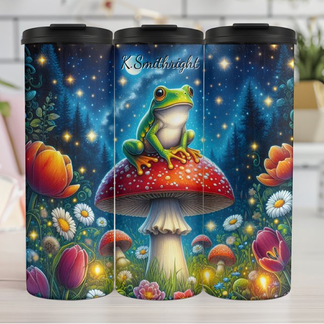 Termo Escarcha nocturna Mushroom Starry Meadow (Subido por el creador)