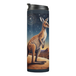 Termo Escena cana cangura de los aborígenes australianos