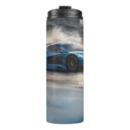 Termo Escena dinámica de raza urbana azul