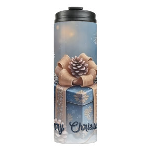 Termo Escena Mágica de Navidad Regalo de Invierno