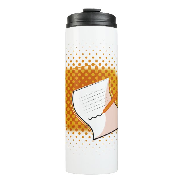 Termo Escribiendo a Lover (Anverso)