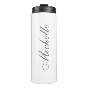 Termo Escritura a mano clásica Minimalista