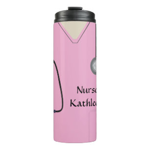 Termo Escrutinio médico uniforme rosa