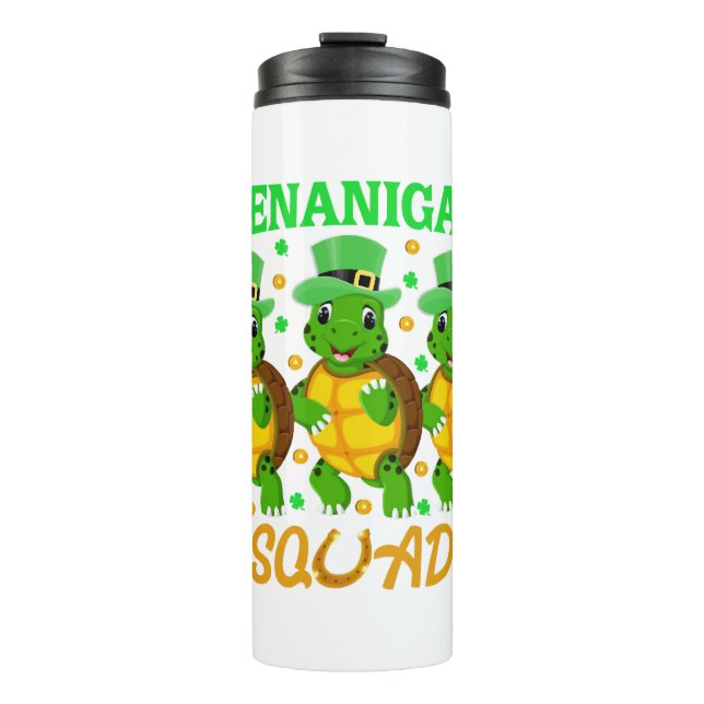 Termo Escuadrón de Shenanigans St. Patrick's Day (Anverso)