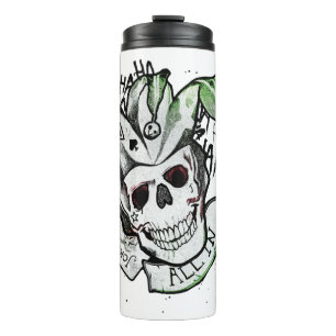 Termo Escuadrón suicida   Broker Skull "All In" Tattoo A