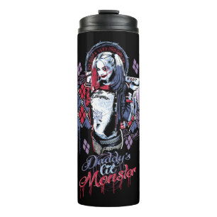 Termo Escuadrón suicida   Grafiti con tinta Harley Quinn