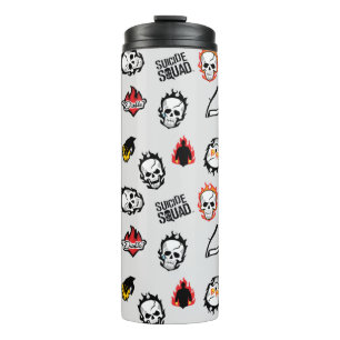 Termo Escuadrón suicida   Patrón de Emoji de Diablo