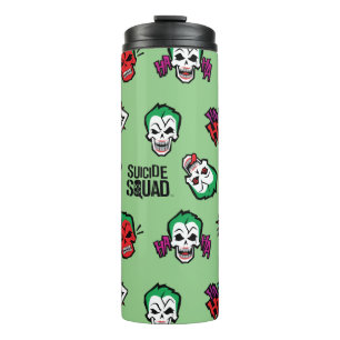 Termo Escuadrón suicida   Patrón de Emoji de Joker