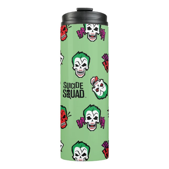Termo Escuadrón suicida | Patrón de Emoji de Joker (Anverso)