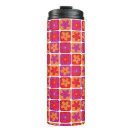 Termo Escuadrones florales brillantes