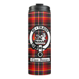Termo Escudo de la Cresta del Clan Innes y Tartán