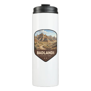 Termo Escudo del Parque Nacional Badlands