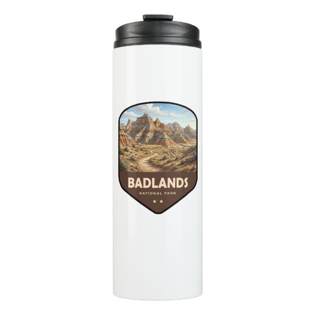 Termo Escudo del Parque Nacional Badlands (Anverso)