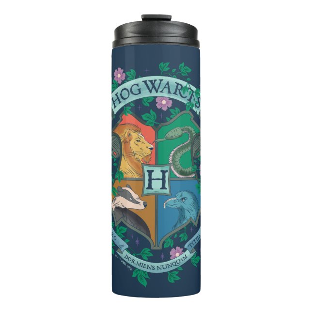 Termo ESCUDO floral HOGWARTS™ (Anverso)