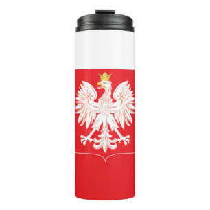 Termo Escudo rojo de águila polaca