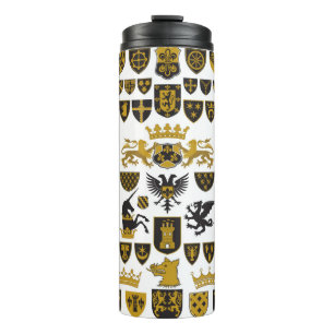 Termo ESCUDOS HERALDRY y Símbolos
