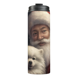 Termo Eskimo Americano con Santa Claus Festivo de Navida