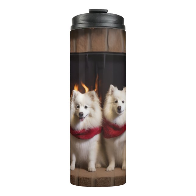 Termo Eskimo Americano junto a la Chimenea Navidad (Anverso)
