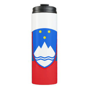 Termo Eslovenia: Mug de viaje, bandera patriótica eslove