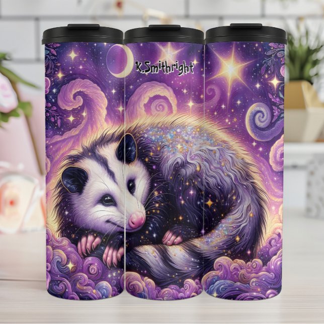 Termo Esparcen a Opossum en un sueño morado (Subido por el creador)